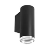 Kupatilsko zidno spot svetlo TURYN 1xGU10/10W/230V IP44 crna