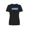 HUGO Majica Classic 50510772 Črna Slim Fit
