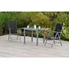 Gardenson Vrtni Set Amalfi, 3-Delno, Črna