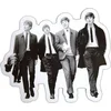 The Beatles Walking In London Embossed Magnet