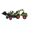 FALK traktor claas z nakladačem, prikolico in žlico