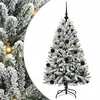 Umjetno božićno drvce Zelena i bijela 120 cm PVC i metal