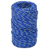 vidaXL Večnamenska uporabna vrv 2 mm 25 m Modra PP