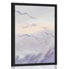 Plakat prelet ptic nad pokrajino - 60x90 no frame