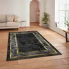 Conceptum Hypnose Tepih HM-CRP25-38, Pravougaoni, 180x280 cm, Crno-zlatne boje