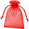 Poklon organza vrećica - Crvena / 10x12cm / 10kom KP38485