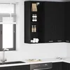 Viseći ormarić Crni hrast 40 x 29,5 x 100 cm Konstruirano drvo