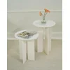 Hanah Home Set klub stolova Leo, 2 komada, Beli