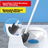 Mengting Četka za WC šolju, 64cm, Bela