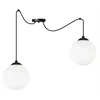 GH VISEČA STROPNA SVETILKA SPIDER BALL ČRNE LED 15 cm