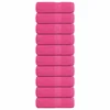 Ručnici za pranje ŽABA 10 kom. Roze 30x30 cm 360 g/m2