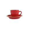 Coffee cup and saucer Alumilite Seasons, 80 ml, Red - Porland