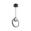 Lacrima Viseća Lampa Crna 15W LED 3000K ( 15068 )