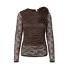 YAS Bluza YASDONA rjava