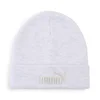 PUMA Essentials Elevated Heather Mid Crown Beanie, Accessories, White Glow/Heather, OSFA