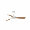 FARO 33603DC - Plafonski ventilator MINI MALLORCA, braon/bela, prečnik 106 cm + daljinski upravljač