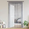 Nižaste zavjese 2 kom svijetlo sive 140x250 cm