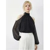 Bianco Lucci Bluza črna/bela