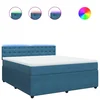 vidaXL vidaXL Box spring postelja z vzmetnico modra 180x200 cm žamet, (21306376)