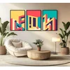 WALLXPERT Dekorativna uramljena MDF slika (3 komada) Mp3 00104 30 x 40