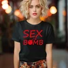 Camiseta Majica sa štampanim printom Cam 169, Ženska, Crna
