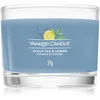 Yankee Candle Votivna sveča v kozarcu Black Tea & Lemon 37 g