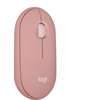Logitech M350S Pebble Mouse 2 - kompaktna Bluetooth miška - roza