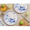 Hermia Set servisnih tanjira, 6 komada, Plavi
