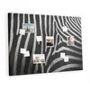 tulup.si Plošča iz plute Vzorec zebra 140x100 cm Kovinski zatiči