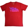 Billie Eilish Purple Logo Red L Majica