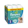 Pampers pelene active baby monthlyS5 11-16kg150kom