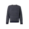GUESS Majica temno modra/bela
