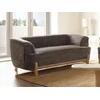 Kavč Berwyn 2879 (Rjava) Rjava, 162x85x67cm, Blago, NogeNoge: Les