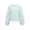 OBJECT Bluza OBJMya pastelno modra / bela