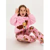 Sinsay - Pamučni crewneck duks sa 3D aplikacijom PAW Patrol - pastelno roze