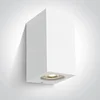 ZIDNA SVJETILJKA 2xGU10/max.2x6W/ABS+PC/IP65 BIJELA