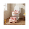 Adapter za WC šolju sa stepenicama i platformom za decu, roze, ECOTOYS