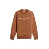 TOMMY HILFIGER Majica rjava/krvavo rdeča/bela