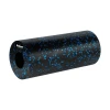 Masažni valj, gladek foam roller 14x33cm, črno moder, EPP material, REBEL ACTIVE