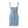 Hoermanseder x About You Obleka Lani, modra