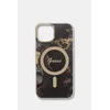 Guess Guess Golden Marble MagSafe - ohišje za iPhone 14 (črno)