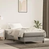 Okvir za krevet s oprugom svjetlosivi 100x200 cm baršunasti