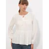 Bigdart Bluza Blusen off-bela