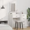 Toaletni stol Bijelo 50 x 41 x 140 cm Konstruirano drvo