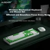 Ausdom Tastatura, Bežična, Belo-zelena
