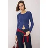 Trendyol Milla ženska bluza Twoaw26Bz00193, tamnoplava