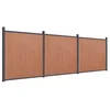 Vidaxl Ograjni panel rjav 526x186 WPC