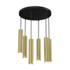Luster na sajli RAITO 6xGU10/8W/230V mesing