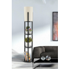 OPVIQ Podna lampa Circle Nora Black