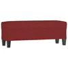 Vidaxl Klop vinsko rdeča 100x35x41 cm blago